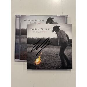 WARREN ZEIDERS Signed CD Autograph Pretty Little Poison Autographed #1